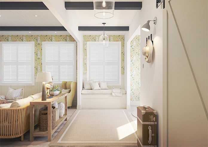 Bromley, True White - Tier on Tier Plantation Shutter - Image 9